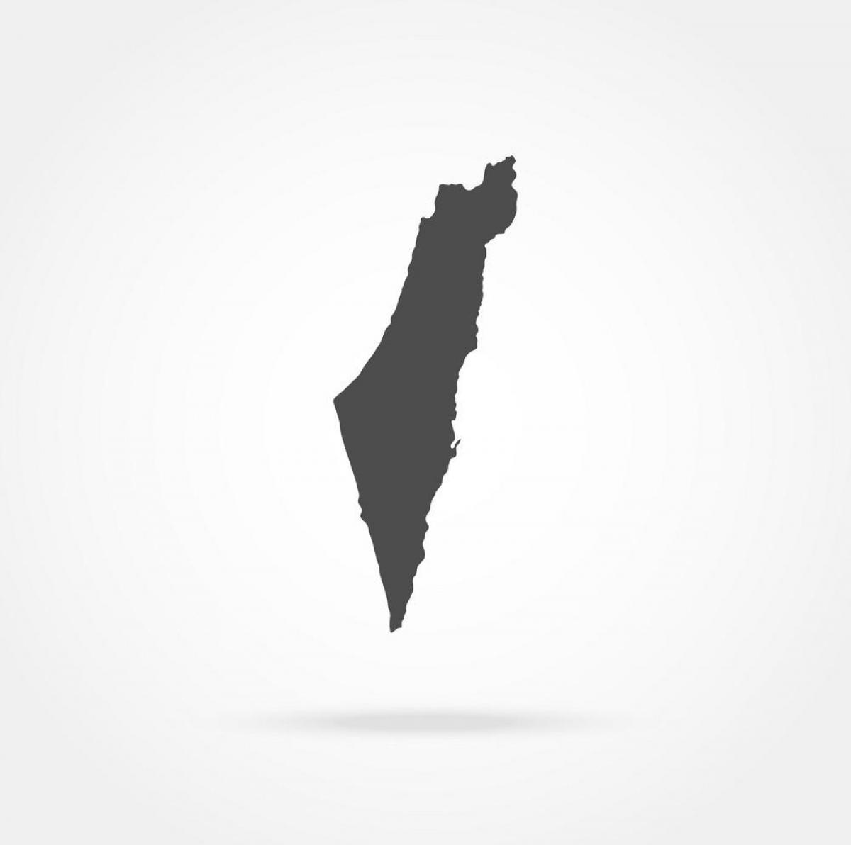 Israel vector map